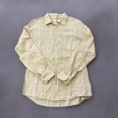 美品ユニクロ長袖シャツ Lサイズ