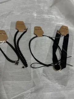 3点　ブラックチョーカーセット