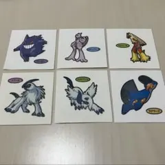 ポケモンパンシールセット　デコキャラシール　第212弾　6枚セット