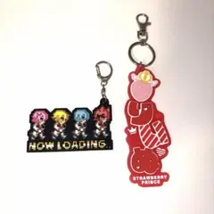 すとぷり 莉犬ネームキーホルダー、ゲーム風ラバーキーホルダー
