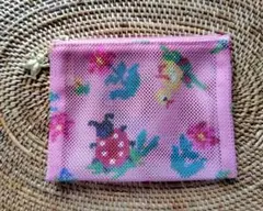 【美品】フェイラー ハイジ メッシュポーチ S ピンク