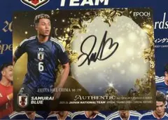 EPOCH 2025-26 サッカー日本代表 直筆サインカード 藤田譲瑠チマ