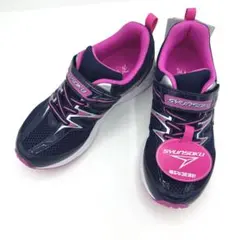 【新品未使用】 SYUNSOKU 瞬足 スニーカー【21.5cm】紺×ピンク