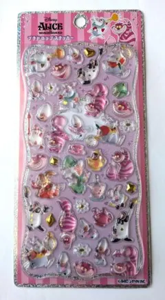 【正規品】 プチドロップステッカー ディズニー 不思議の国のアリス チェシャ猫