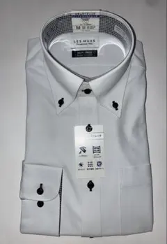 les muesメンズ長袖ワイシャツ