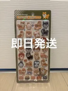 ⚠︎正規品　柴犬　ボンボンドロップシール　和柄　クーリア　オリジナル