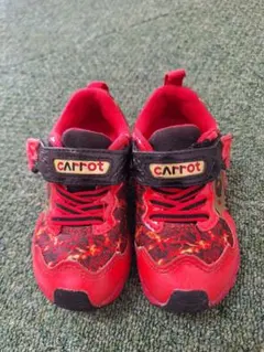 MoonStar　carrot キッズ　シューズ 15.0cmEE　赤