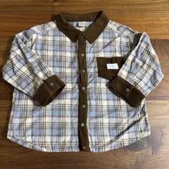 テータテート　チェックシャツ