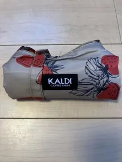 KALDI イチゴ柄エコバッグ