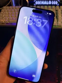 極美品iPhone15Promax 256GB/US/99%/SIMフリ