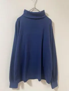 24時間以内発送　westboundネイビー タートルネック L 1-115