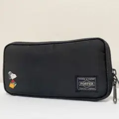 【美品】ポーター　JOE PORTER 長財布　スヌーピー　ナイロン　ブラック JOE PORTER(ジョーポーター) LONG WALLET | 吉田カバン