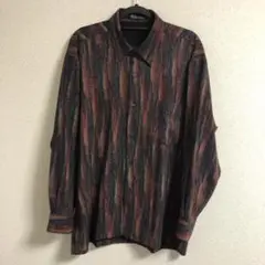 古着 柄シャツ 長袖