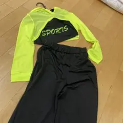 ダンス衣装　蛍光黄色