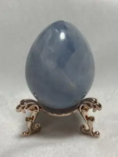 値下げ【天然石】セレスタイト　たまご　台座付き