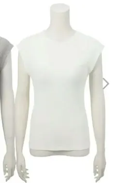 トリンプ　プラスｋコットンブレンド フレンチスリーブ カップ付リブインナー LL