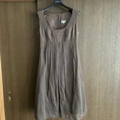 FOXEY BOUTIQUE ノースリーブワンピース ブラウン 40のサムネイル