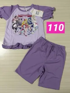 【新品】キミとアイドルプリキュア　パジャマ110cmルームウェア　黒　ブラック②