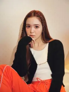 カルナムール calnamur シャギーニットミニカーディガン