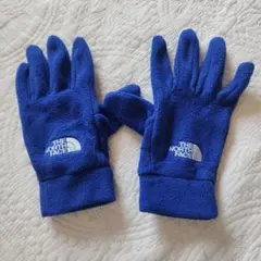 THE NORTH FACE キッズ フリース手袋 青