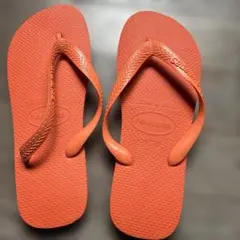 新品未使用 havaianas ビーチサンダル ネオンオレンジ
