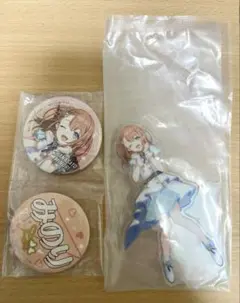 プロセカ　セガラッキーくじ　缶バッジ　アクスタ花里みのり