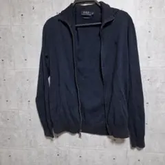 Polo Ralph Lauren XS ダークネイビーフルジップアップ上着