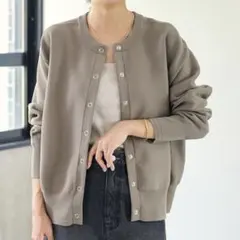 ジャーナルスタンダード レリューム　ウォッシャブルコンパクトカーディガン