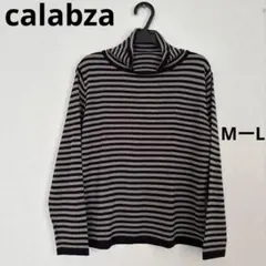 calabza タートルネック長袖ニット MーL