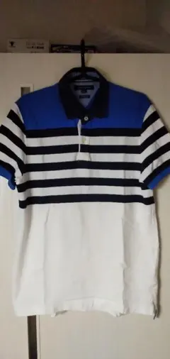 TOMMY HILFIGER ポロシャツ ボーダー Mサイズのサムネイル