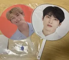 SEVENTEEN ウォヌ　うちわセット SEVENTEEN ウォヌ うちわ セット ウォヌ SEVENTEEN - セットの通販