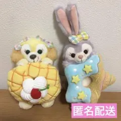 ディズニーシー　フィルドウィズジョイ　ステラルー　クッキーアン　ぬいぐるみバッジ