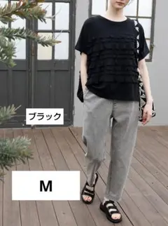 【25SS】niko and... フリルメッシュフレンチプルオーバー　③