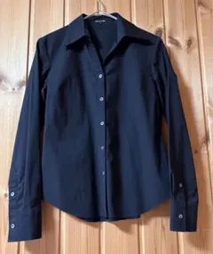 COMME CA DU MODE コムサデモード 長袖シャツ 黒 Mサイズ