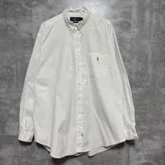 Ralph Lauren オックスフォードシャツ 90sXL ボタンダウン 古着