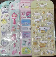 【セール、同梱不可】マシュマロシール サンリオ 4種類セット