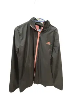 adidas ウィンドブレーカー ブラック/ピンク