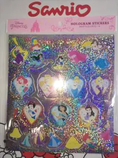 ディズニープリンセスホログラムエンボスシール