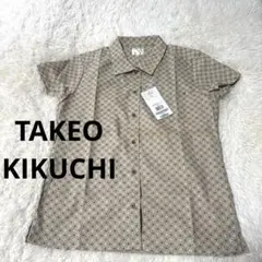 TAKEO KIKUCHI♦︎新品タグ付　タケオキクチ　レトロ柄シャツ　レディースのサムネイル