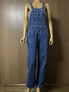 【古着】X-girl デニムオーバーオール