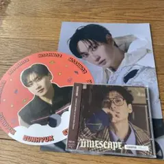 【新品未開封】ウニョク TIMESCAPE CD ミニポスター&うちわ