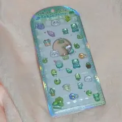 ボンボンドロップシール　うるちゅるプチシール　ちいかわ　グリーン　おすそ分け