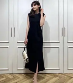 Herlipto Tribeca Jersey Dress ブラック M - メルカリ