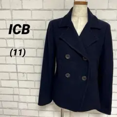 ICB ダブルボタン　ピーコート　Pコート　紺　ネイビー　ダブルブレスト　11のサムネイル