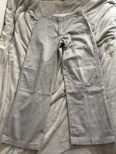グレー ワークパンツ ワイド　Dickies