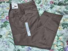 ダークブラウン スラックス ウエスト７９cm股下約７４cm