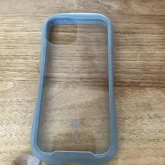 iPhone用ケース クリア/グレー　iface