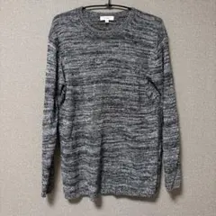 【良品】麻100% BEAUTY&YOUTH ニット セーター グレー メンズM