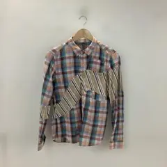 値下◎7.10◎M387◎フラボア◎長袖シャツ◎切替◎チェック◎S