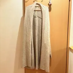 Samansa Mos2 生成りロングカーディガン